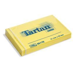 5176 CONFEZIONE DA 12 BLOCCHETTI LINEA TARTAN GIALLI DIM.76 X 51 MM