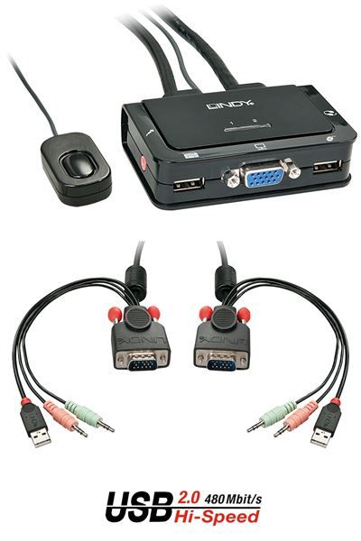 PARTI DI RICAMBIO 2 PORT VGA, USB 2.0 & AUDIO