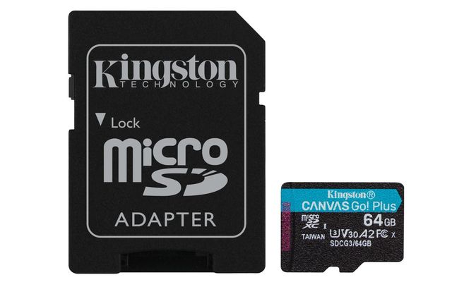 PARTI DI RICAMBIO 64GB MICROSDXC CANVAS GO PLUS
