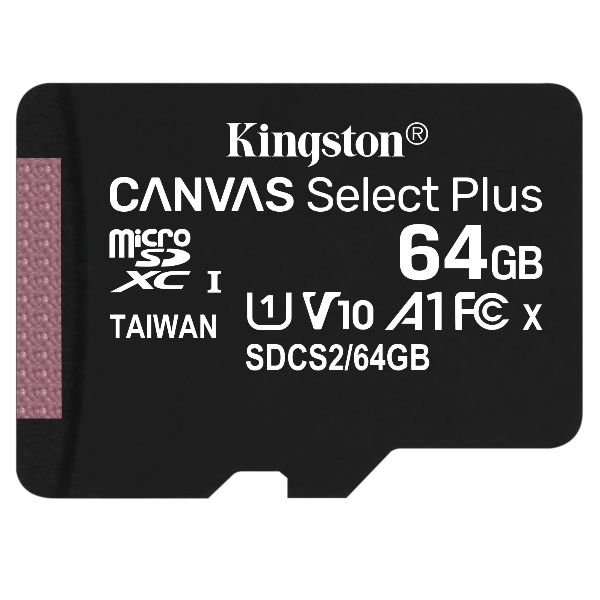 PARTI DI RICAMBIO 64GB MICROSDXC CANVAS SELECT