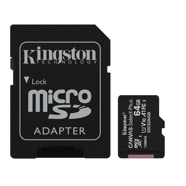 PARTI DI RICAMBIO 64GB MICSDXC CANVAS SELECT