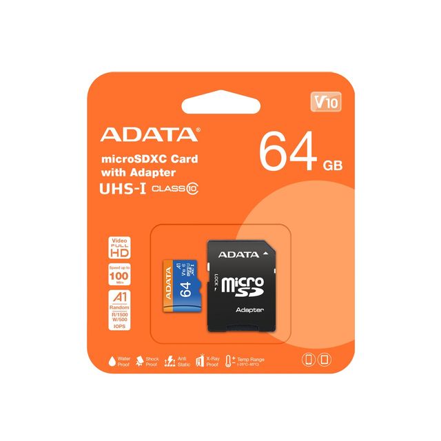 PARTI DI RICAMBIO 64GB UHS-I CL10 A1 V10