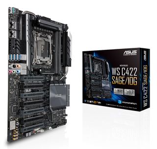 ASUS WS C422 SAGE/10G - Scheda madre - SSI CEB - LGA2066 Socket - C422 Chipset …
