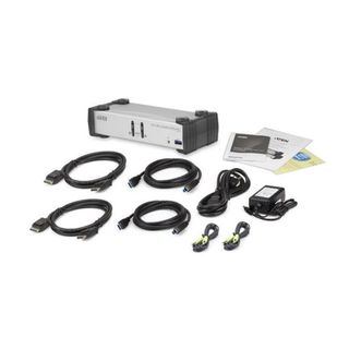ATEN CS1912 KVMP Switch - Switch KVM / audio / USB - 2 x KVM / audio / USB - 1 …