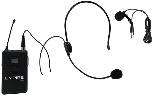 Empire Media MN100, Microfono per radio, -38 dB, 30000 - 18000 Hz, 30 mW, Wirel…
