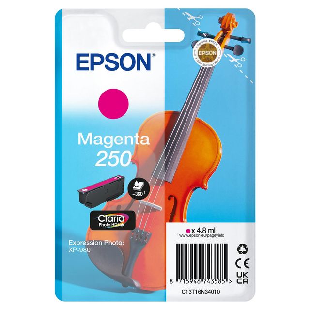 Epson - Cartuccia - Magenta - 205 - Violin Claria- C13T16N34010 - 4,8 ML