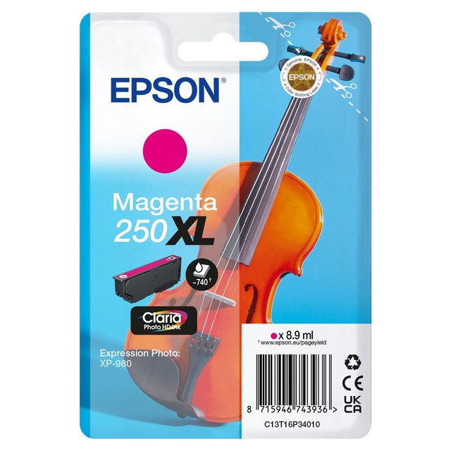 Epson - Cartuccia - Magenta - 205XL - Violin Claria- C13T16P34010 - 8,9 ML
