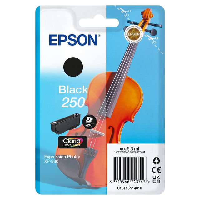 Epson - Cartuccia - Nero - 205 - Violin Claria- C13T16N14010 - 5,3 ML