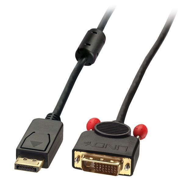 PARTI DI RICAMBIO LINDY 0.5M DISPLAYPORT TO DVI CABLE