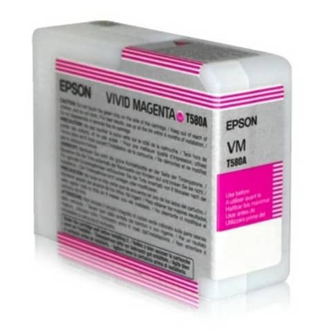 Epson - Tanica - vivid Magenta - T580A - C13T580A00 - 80ml