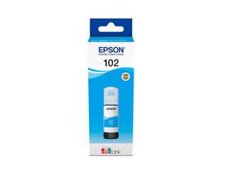 Epson 102 - 70 ml - ciano - originale - serbatoio inchiostro - per EcoTank ET-1…