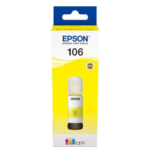 Epson 106 - 70 ml - giallo - originale - serbatoio inchiostro - per EcoTank ET-…
