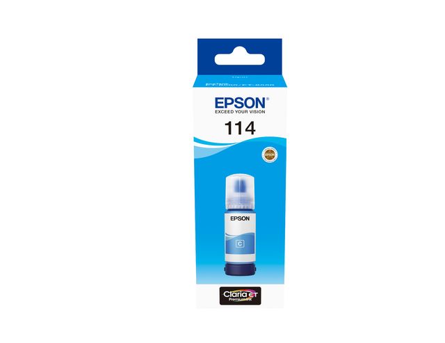 Epson 114 - 70 ml - ciano - originale - ricarica inchiostro - per EcoTank ET-85…