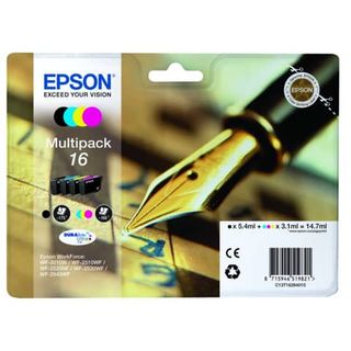Epson 16 Multipack - Confezione da 4 - nero, giallo, ciano, magenta - originale…