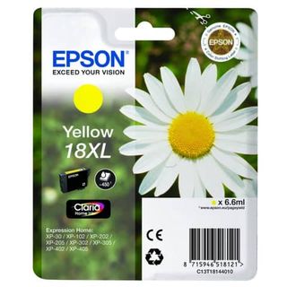 Epson 18XL - 6.6 ml - XL - giallo - originale - cartuccia d'inchiostro - per Ex…