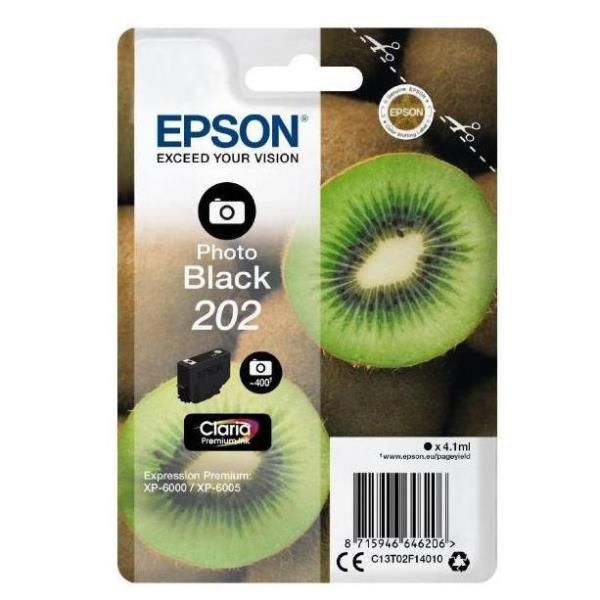 Epson 202 - 4.1 ml - nero per foto - originale - blister - cartuccia d'inchiost…