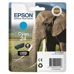 Epson 24 - 4.6 ml - ciano - originale - blister con allarme a radiofrequenza - …