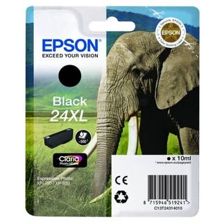 Epson 24XL - 10 ml - XL - nero - originale - cartuccia d'inchiostro - per Expre…