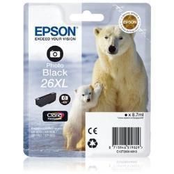 Epson 26XL - 8.7 ml - XL - nero per foto - originale - blister - cartuccia d'in…