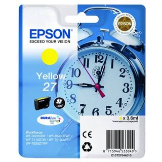 Epson 27 - 3.6 ml - giallo - originale - cartuccia d'inchiostro - per WorkForce…