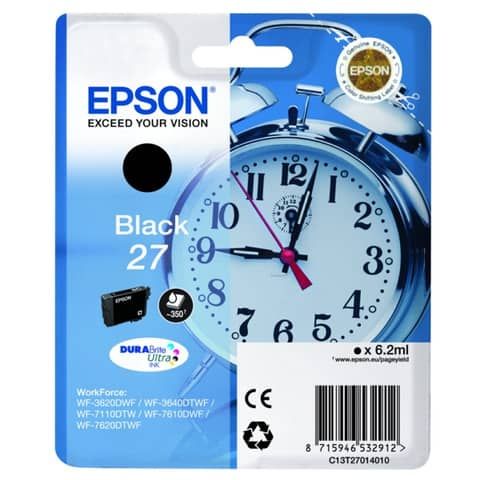 Epson 27 - 6.2 ml - nero - originale - cartuccia d'inchiostro - per WorkForce W…