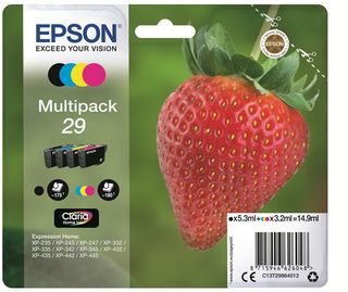 Epson 29 Multipack - Confezione da 4 - nero, giallo, ciano, magenta - originale…