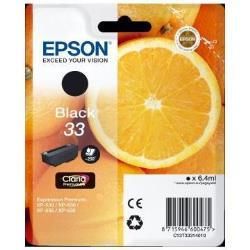 Epson 33 - 6.4 ml - nero - originale - blister con radiofrequenza / allarme acu…