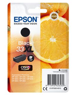 Epson 33XL - 12.2 ml - XL - nero - originale - blister - cartuccia d'inchiostro…