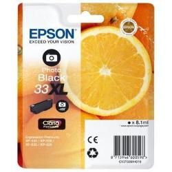Epson 33XL - 8.1 ml - XL - nero per foto - originale - blister con radiofrequen…