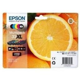 Epson 33XL Multipack - Confezione da 5 - 47 ml - XL - nero, giallo, ciano, mage…