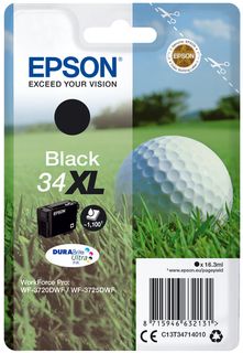 Epson 34XL - 16.3 ml - XL - nero - originale - blister - cartuccia d'inchiostro…