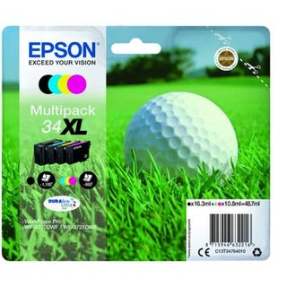 Epson 34XL - Confezione da 4 - XL - nero, giallo, ciano, magenta - originale - …