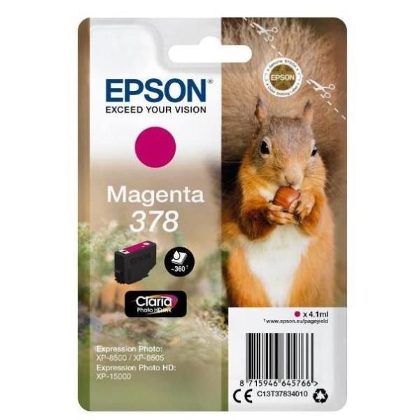 Epson 378 - 4.1 ml - magenta - originale - blister con radiofrequenza / allarme…