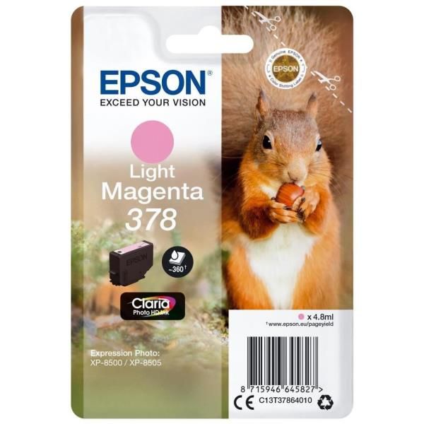 Epson 378 - 4.8 ml - magenta chiaro - originale - blister - cartuccia d'inchios…