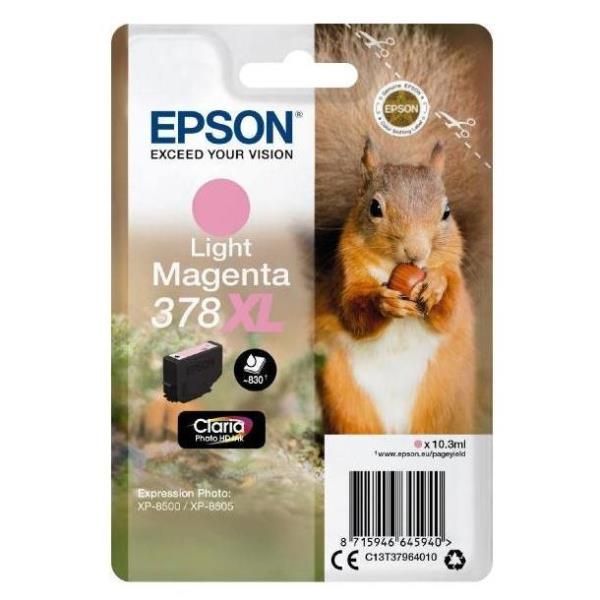Epson 378XL - 10.3 ml - XL - magenta chiaro - originale - blister con radiofreq…
