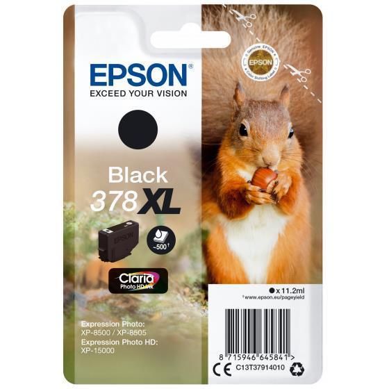 Epson 378XL - 11.2 ml - XL - nero - originale - blister con radiofrequenza / al…