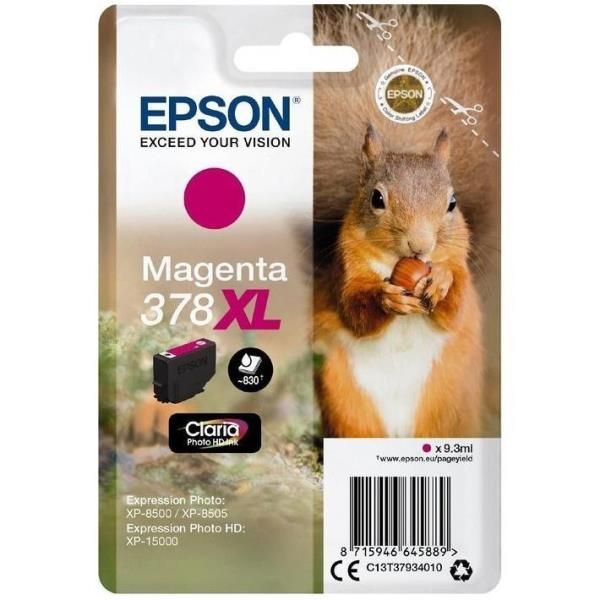 Epson 378XL - 9.3 ml - XL - magenta - originale - blister con radiofrequenza / …