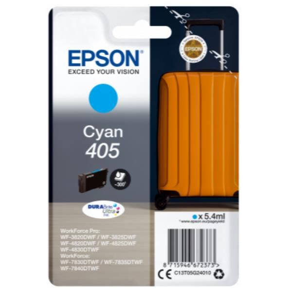 Epson 405XL - 14.7 ml - XL - ciano - originale - blister con radiofrequenza / a…