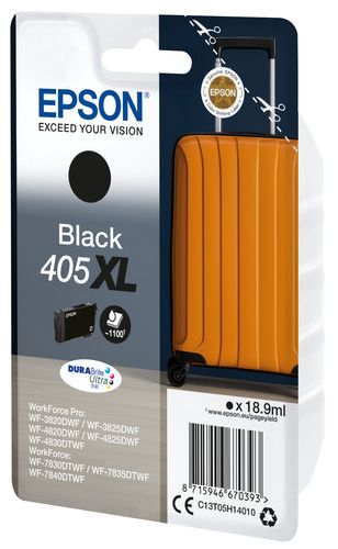 Epson 405XL - 18.9 ml - nero - originale - cartuccia d'inchiostro - per WorkFor…