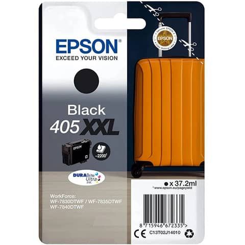 Epson 405XXL - 37.2 ml - misura XXL - nero - originale - blister - cartuccia d'…