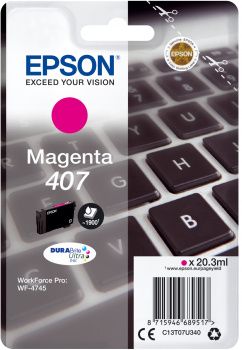 Epson 407 - 20.3 ml - taglia L - magenta - originale - cartuccia d'inchiostro -…