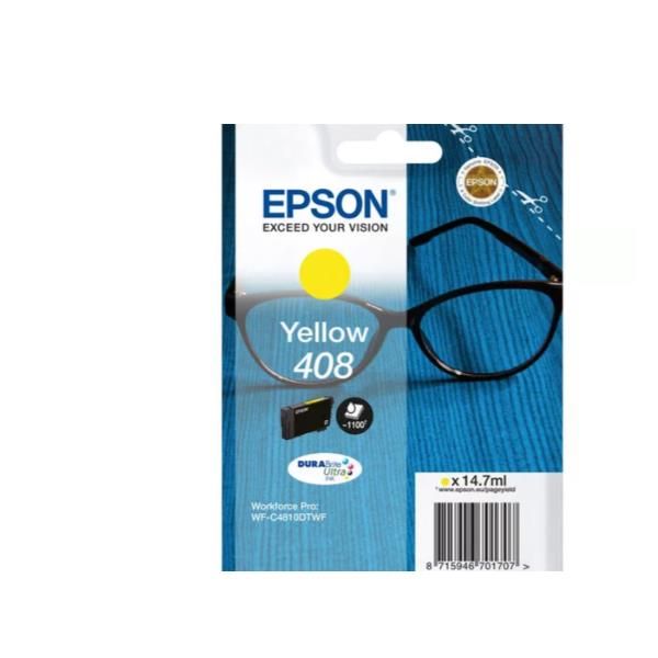 Epson 408 - 14.7 ml - alta capienza - giallo - originale - blister - cartuccia …