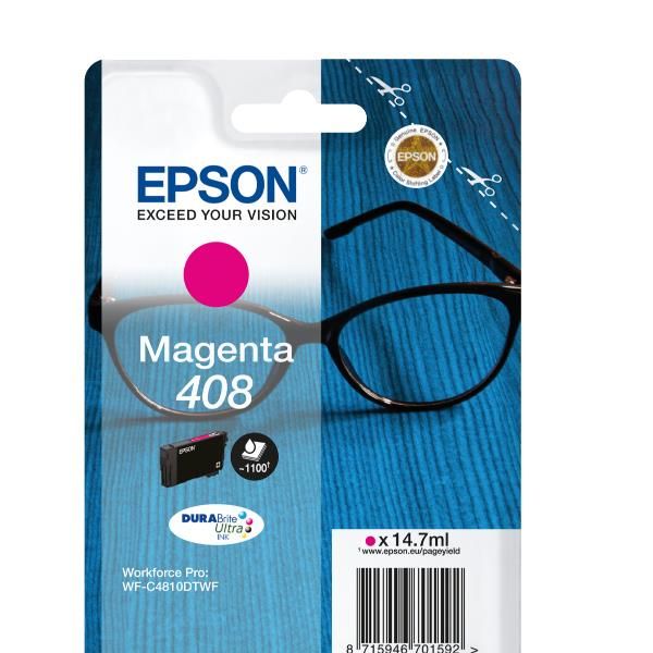 Epson 408 - 14.7 ml - alta capienza - magenta - originale - blister - cartuccia…