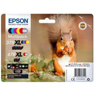 Epson 478XL Multipack - Confezione da 6 - 60.5 ml - alta capienza - grigio, ner…
