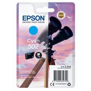 Epson 502 - 3.3 ml - ciano - originale - blister con radiofrequenza / allarme a…