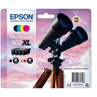 Epson 502XL Multipack - Confezione da 4 - XL - nero, giallo, ciano, magenta - o…