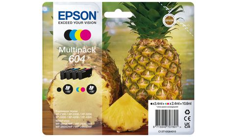 Epson 604 Multipack - Confezione da 4 - XL - nero, giallo, ciano, magenta - ori…