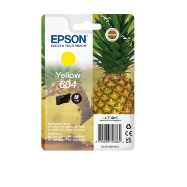 Epson 604 Singlepack - 2.4 ml - giallo - originale - blister con radiofrequenza…