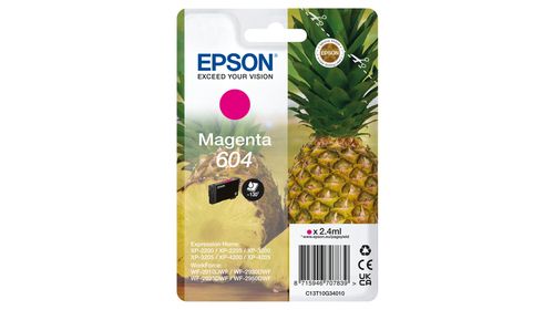 Epson 604 Singlepack - 2.4 ml - magenta - originale - blister - cartuccia d'inc…