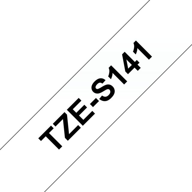 PARTI DI RICAMBIO TAPE BLACK ON CLEAR 18MM